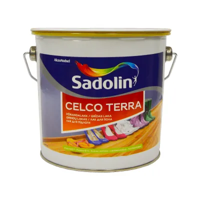 SADOLIN Celco Terra 45, напівглянцевий уретан-алкідний паркетний лак,