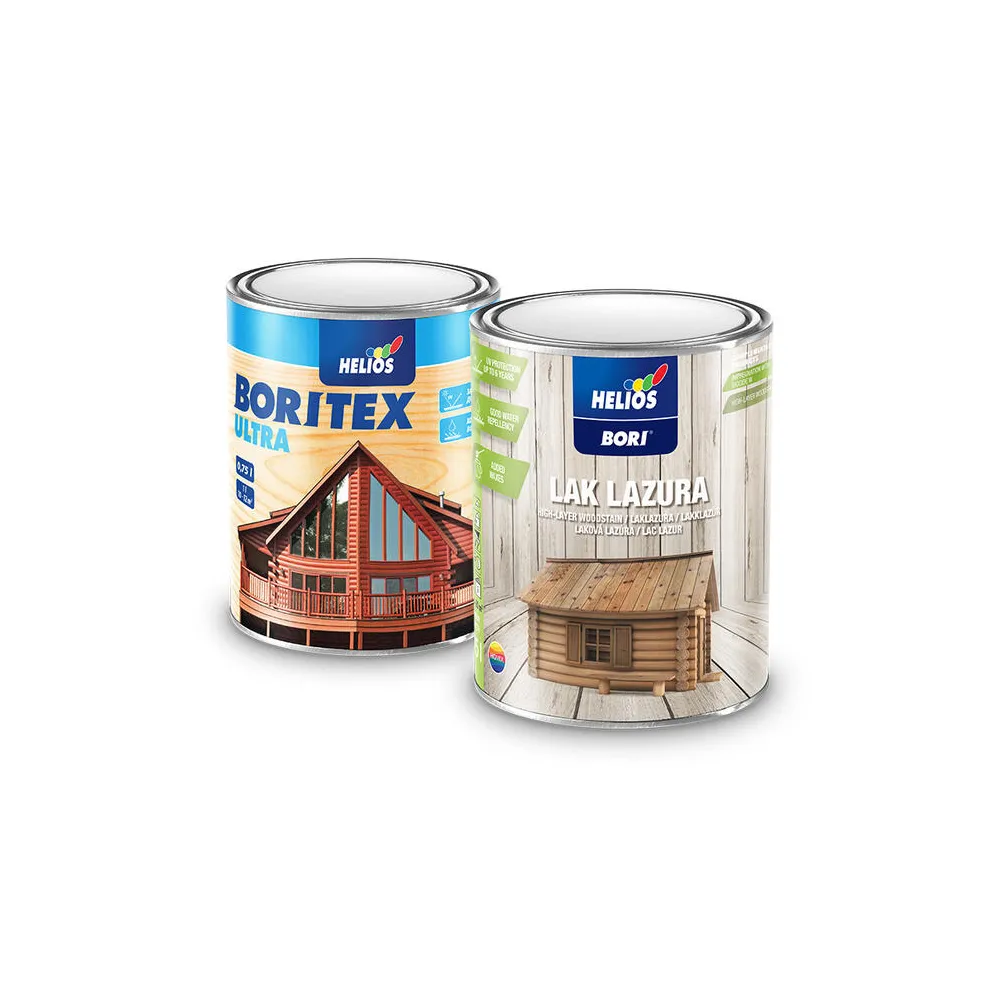 BORI High-Layer Wood Stain, лазурь полуматовая с воском для древесины,  - фото 3
