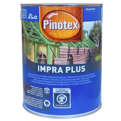 PINOTEX Impra Plus, біоцидний грунт глибокої і тривалої дії для деревини