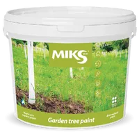 Краска для садовых деревьев и кустов MIKS Color защитная белая 2,5кг 