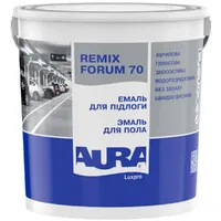 Эмаль акриловая для пола AURA Luxpro Remix Forum 70 глянцевая TR (прозрачная база) 0,7л 