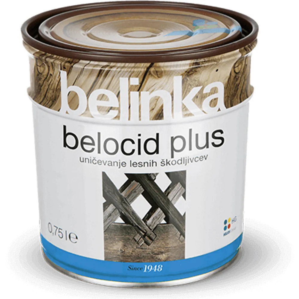 Грунтовочный антисептик для древесины для защиты от короеда BELINKA Belocid Plus 0,75л 
