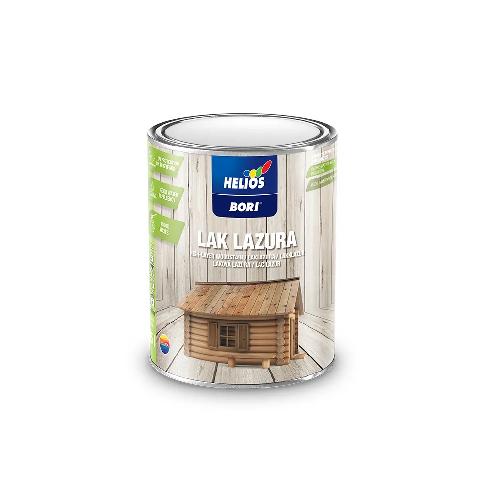 BORI High-Layer Wood Stain, лазурь полуматовая с воском для древесины,  - фото 7
