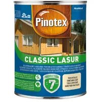 Лазурь для деревини тонкошарова PINOTEX Classic Lasur матова безколірна 1л 
