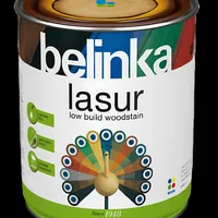 Тонкослойная лазурь для древесины BELINKA Lasur матовая белая (11) 0,75л  - фото 1