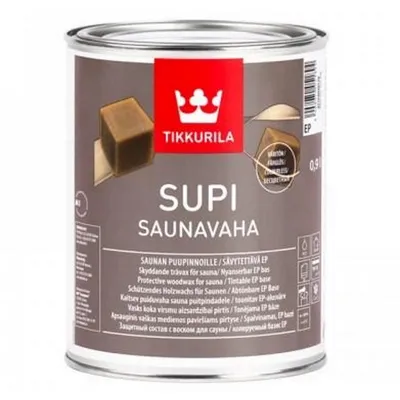 Supi Saunavaha, пропитка для вологих приміщень з натуральним воском, EP,