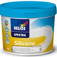 Краска фасадная силиконовая SPEKTRA Silicone белая (В1) 10л 
