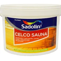 SADOLIN Celco Sauna, напівматовий акриловий безколірний лак для лазні 