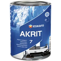 Фарба для стін ESKARO Akrit 7 шовковисто-матова біла 0,95л 