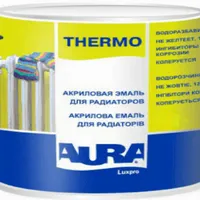 Эмаль для радиаторов AURA Luxpro Thermo Matt глянцевая белая 0,45л 