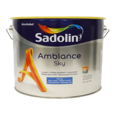 SADOLIN Ambiance Sky, глибокоматова фарба для стелі