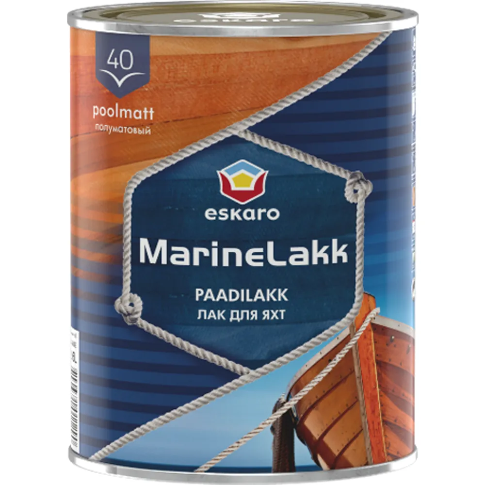 Marine Lakk 40, напівматовий лак для човнів 