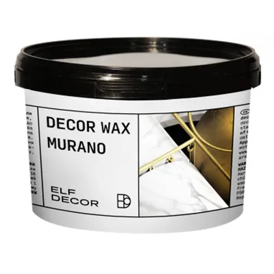Воск для декоративной венецианской штукатурки Elf Decor Wax Murano суперглянцевый 300 гр