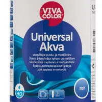 VIVACOLOR Universal Akva Matt, універсальна матова емаль на водній основі 