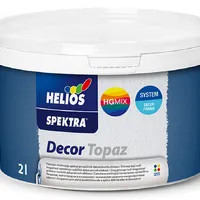 Декоративна фарба для стін HELIOS SPEKTRA Decor Topaz металізована золотиста 2л 