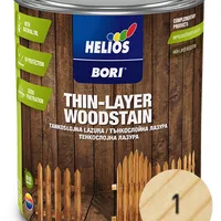 Лазурь для деревини тонкошарова із вмістом олії HELIOS BORI Thin-Layer Wood Stain безколірна (1) 0,75л 