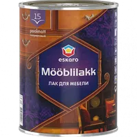 Лак для мебели акриловый ESKARO Mooblilack 15, полуматовый 