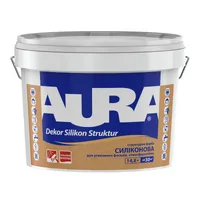Фасадна структурна силіконова фарба AURA Dekor Silikon Struktur 14,8кг 
