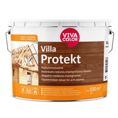 VIVACOLOR Villa Protekt, антисептичний захисний грунт для деревини