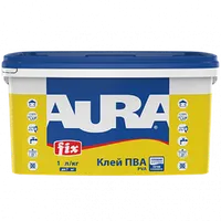 Клей ПВА AURA Fix PVA строительный универсальный 1л 