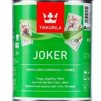 TIKKURILA Joker, шовковисто-матова, стійка до миття акрилатна інтер’єрна фарба 