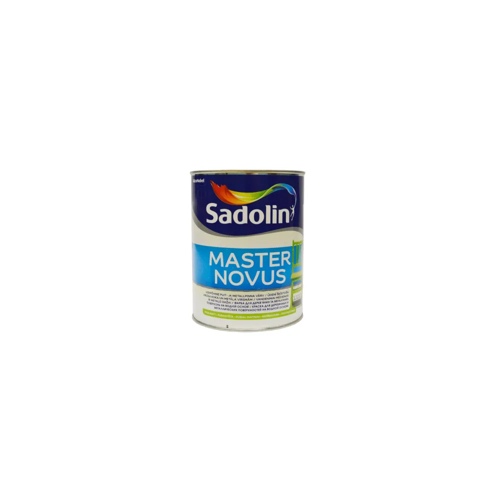 SADOLIN Master Novus, напівматова емаль на водній основі 