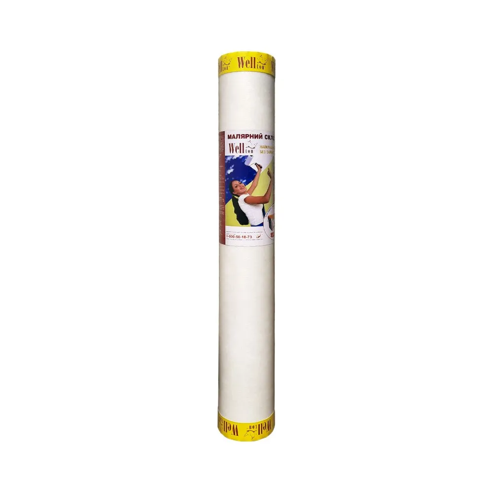 Стеклохолст малярный Wellton-Light 30 г/м.кв, 