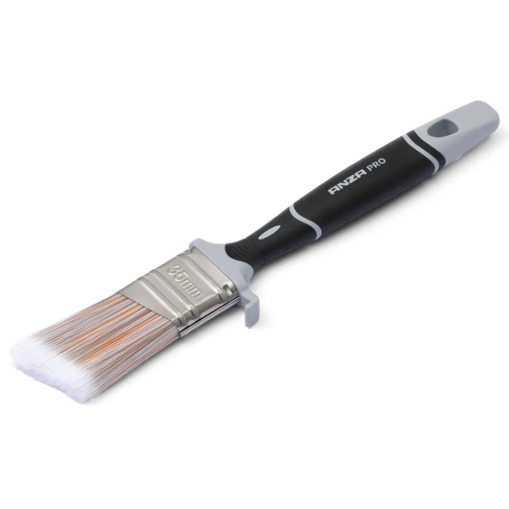 Кисть со скошенной щетиной ANZA Pro Super Soft Angled Cut Brush Ergo, 