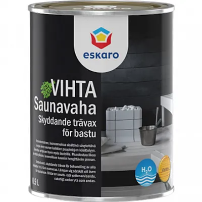 VIHTA Saunavaha väritön, пропитка для сауны и бани с натуральным воскомі