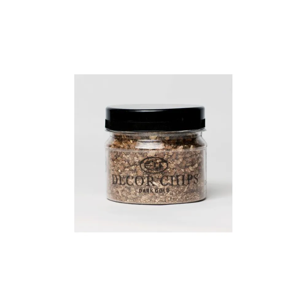 DECOR CHIPS, натуральні мінеральні чіпси, Dark Gold 