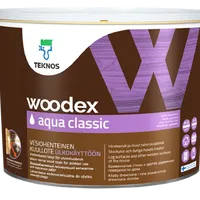 Лесуючий антисептик TEKNOS Woodex Aqua Classic для дерев’яних фасадів безколірний 0,9л 