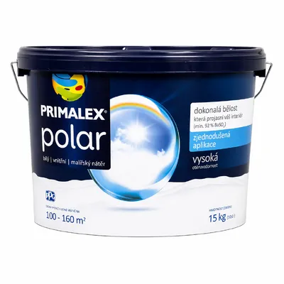 Фарба вапняна для стін PRIMALEX Polar підвищеної білизни 15кг