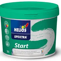 Краска для стен и потолков SPEKTRA Start стойкая к мытью высокоукрывистая матовая белая (В1) 10л 