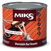 Лодочный лак уретановый MIKS Color глянцевый 0,8кг 