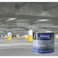 Краска для бетонных полов MIKS Color атмосферостойкая белая 2,5кг  - фото 3