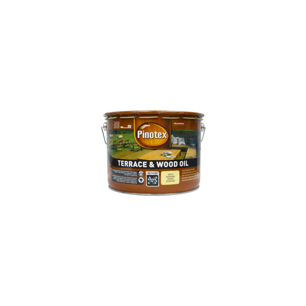 PINOTEX Terrace and Wood Oil, масло для террас и древесины атмосферостойкое, 