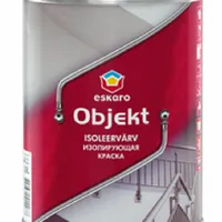 Фарба плямоізолююча для стін та стель ESKARO Objekt матова біла 0,9л 