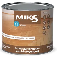 Паркетний лак акрил-поліуретановий MIKS Color шовковисто-матовий 0,75л 