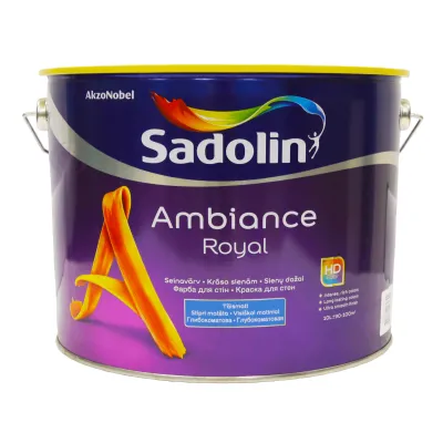 SADOLIN Ambiance Royal, глибокоматова фарба для стін із високою стійкістю до миття