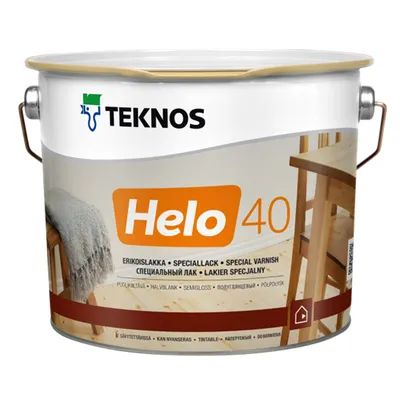 Лак уретан-алкідний TEKNOS Helo 40 напівглянцевий