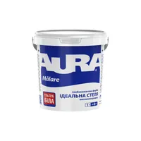 Фарба для стін та стель AURA Malare матова біла 1л 