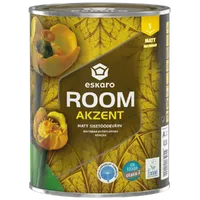 Фарба для стін ESKARO Akzent ROOM матова біла 0,9л 
