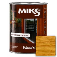 Лазурь-лак для древесины MIKS Color алкидная бесцветная 0,6кг 