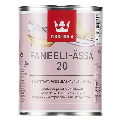 Paneeli-Assa 20, напівматовий панельний лак, EP