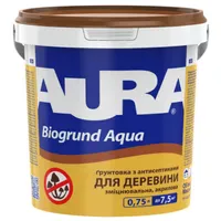 Грунтовка-антисептик для деревини AURA Biogrund Aqua на водній основі 0,75л 