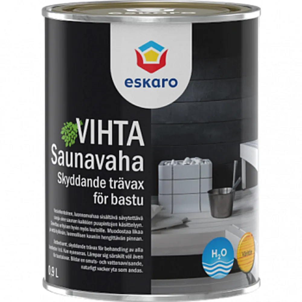 VIHTA Saunavaha väritön, пропитка з натуральним воском для лазні 