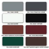 Гумова фарба MIKS Color універсальна для дахів та фасадів RAL 3005 вишнева 6кг  - фото 2