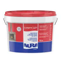 Фарба що миється для стін AURA Luxpro 1 глибокоматова TR (прозора база) 0,9л  - фото 1