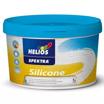 Краска фасадная силиконовая SPEKTRA Silicone прозрачная база (В3) 1,86л