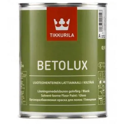 Краска для пола глянцевая TIKKURILA Betolux,